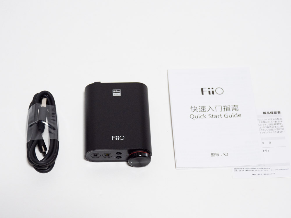 Fiio K3 USB DAC内蔵ヘッドホンアンプ 開封レポート | a2tk
